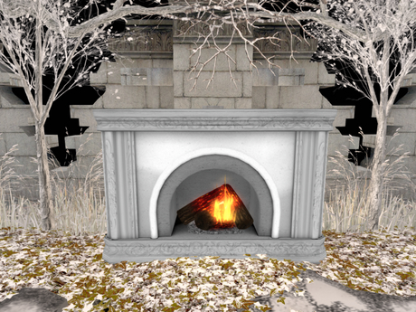 Second Life Marketplace - MC White Christmas Dream Enclosed Garden